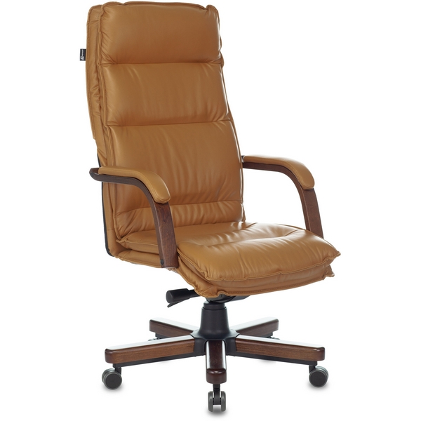 

Кресло руководителя Бюрократ T-9927WALNUT горчичный кожа крестовина металл/дерево, 9927 T-9927WALNUT/MUSTARD