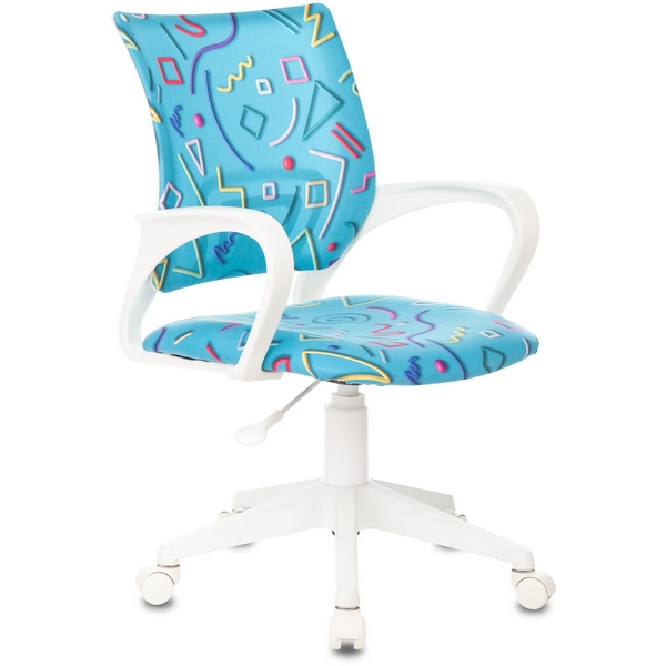 

Кресло детское голубой 06 крестовина пластик белый Бюрократ KD-W4 KD-W4/STICK-BLUE, KD-W4 KD-W4/STICK-BLUE