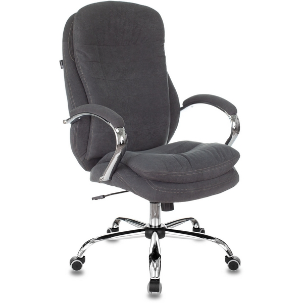 

Кресло руководителя Бюрократ T-9950SL Fabric серый Alfa 44 крестовина металл хром, T T-9950SL/ALFA44