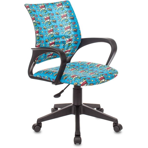 

Кресло детское BUROKIDS голубой бум крестовина пластик Бюрократ CH 1 BOOM, CH BUROKIDS 1 BOOM