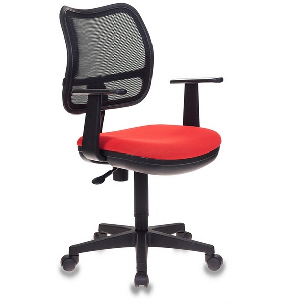 

Кресло Бюрократ Ch-797AXSN черный сиденье красный 26-22 сетка/ткань крестовина пластик, 797 CH-797AXSN/26-22