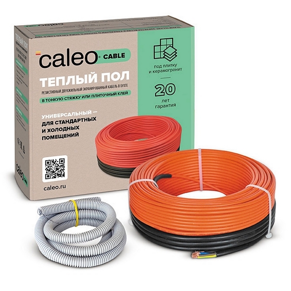 

Комплект теплого пола 18W-60 Caleo CABLE, CALEO CABLE CALEO CABLE 18W-60