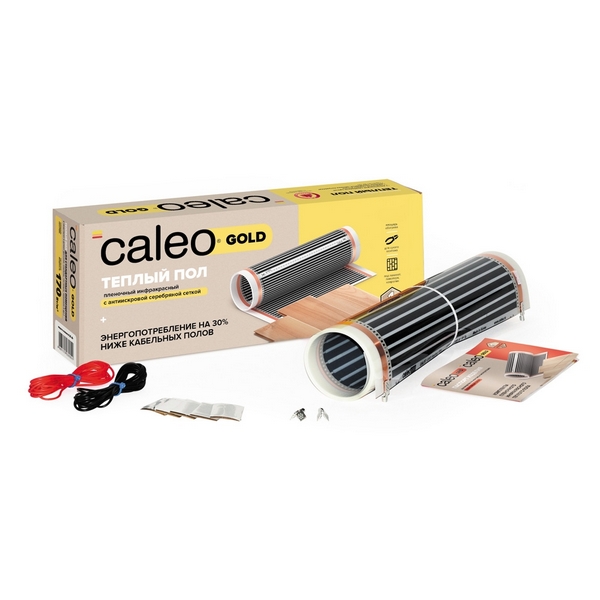 

Пленочный теплый пол CALEO GOLD 170-0,5-10,0 (10 кв. м) (20х0,5 м) Caleo, Gold 170 GOLD 170-0,5-10,0