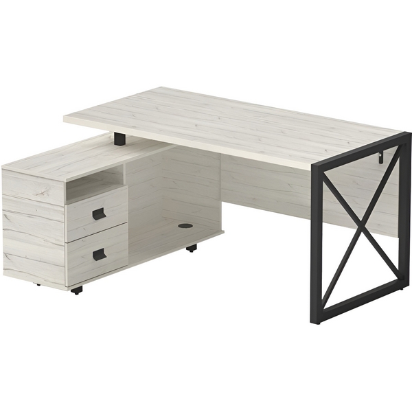 Изображение товара Стол рабочий Калифорния СР01 ЛДСП Юта 1500х760х1200 мм