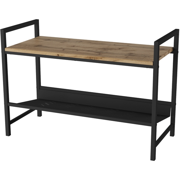 

Скамья для прихожей Калифорния Хигс СКП01 ЛДСП Дуб вотан/Черный от фабрики Калифорния, Хигс СКП01 9787941301