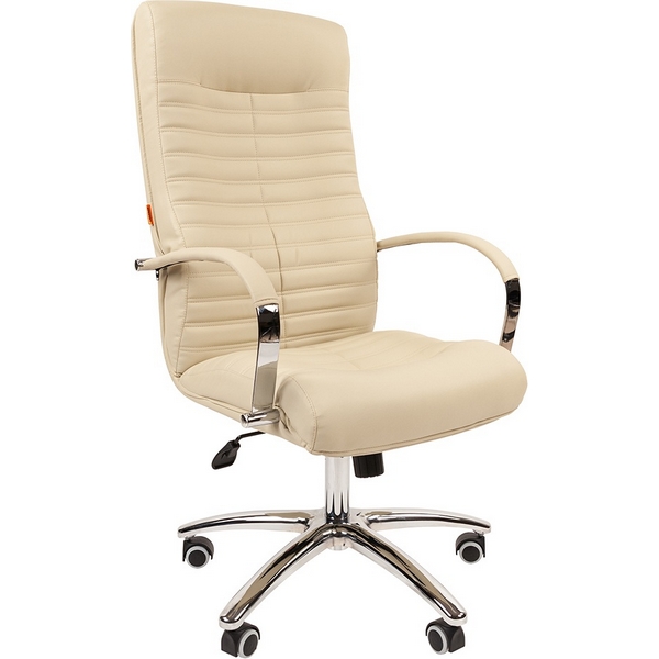 Изображение товара Стул для руководителя CHAIRMAN 480 N металлический с экокожей бежевый