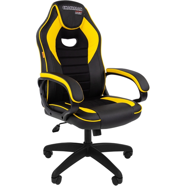 

Офисное кресло Chairman game 16 Россия экопремиум черный/желтый CHAIRMAN, CHAIRMAN GAME 16 черный пластик CHAIRMAN GAME 16 черный пластик