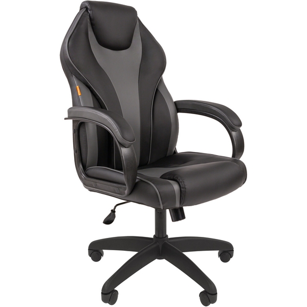 

Кресло компьютерное с регулировкой высоты Chairman 299 экопремиум черный,серый CHAIRMAN, CHAIRMAN 299 CHAIRMAN 299