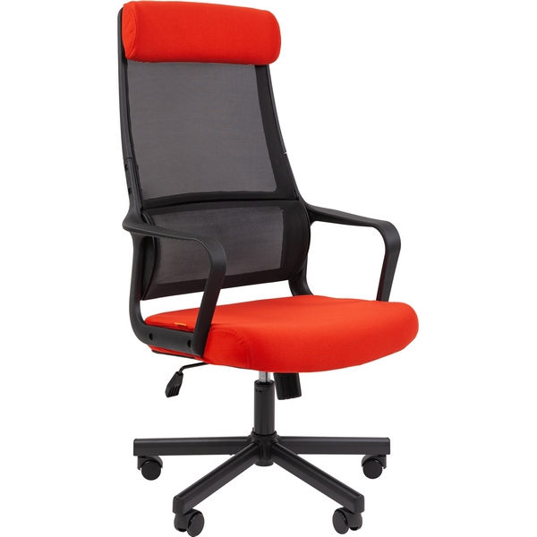 

Кресло компьютерное с ортопедической спинкой Chairman 590 черный/красный CHAIRMAN, CHAIRMAN 590 CHAIRMAN 590