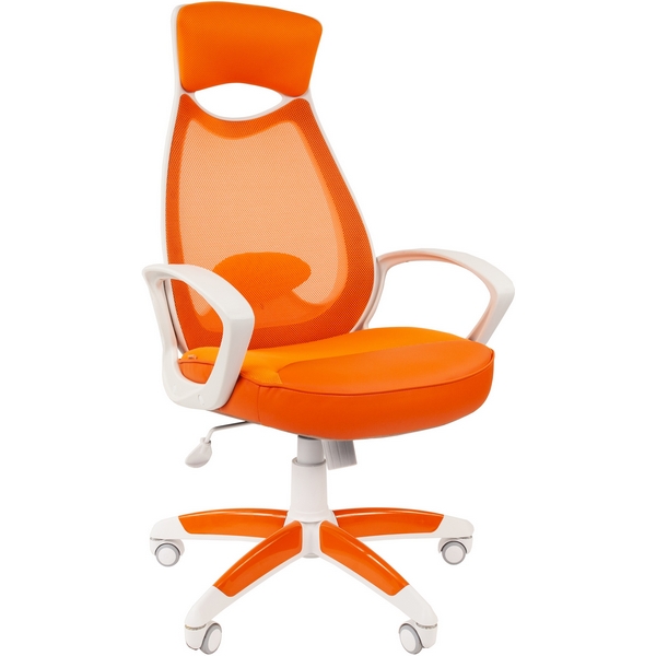 

Офисное кресло Chairman 840 Россия белый пластик TW16\TW-66 оранжевый, крестовина Гейм 7140742 CHAIRMAN, 840 CHAIRMAN 840 белый пластик (white)
