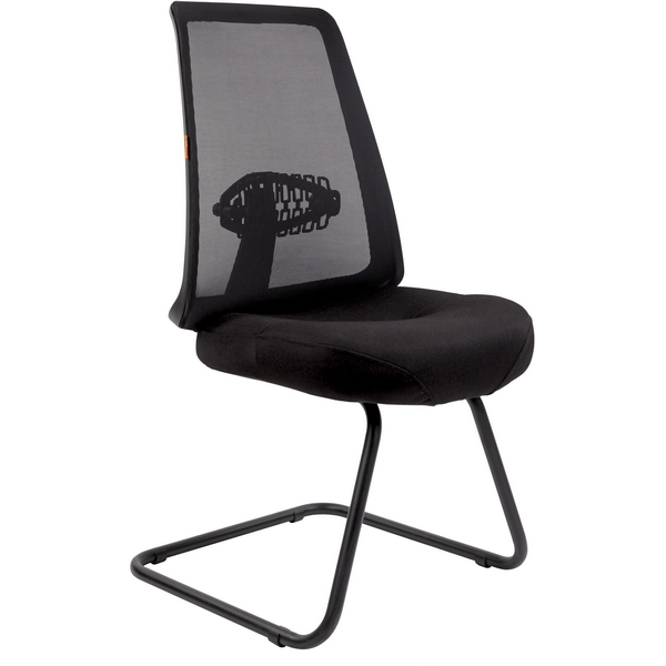 Изображение товара Компьютерное кресло Chairman 535V ткань черный офисное комфортное