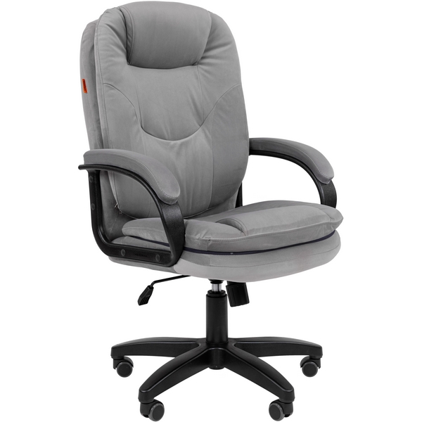 

Кресло компьютерное с велюровой спинкой Chairman Home 668 ткань Т-55 серый LT CHAIRMAN, CHAIRMAN Home 668 LT CHAIRMAN Home 668 LT