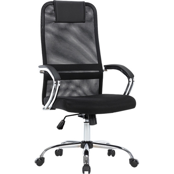 

Кресло компьютерное с ортопедической спинкой CHAIRMAN CH612 chrome (металл,ткань,сетка/черный), CH612 CHAIRMAN CH612 chrome