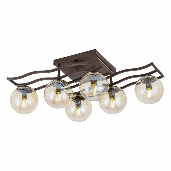 

Потолочная люстра Citilux Бриз CL106265, Венге, Бриз CL106265