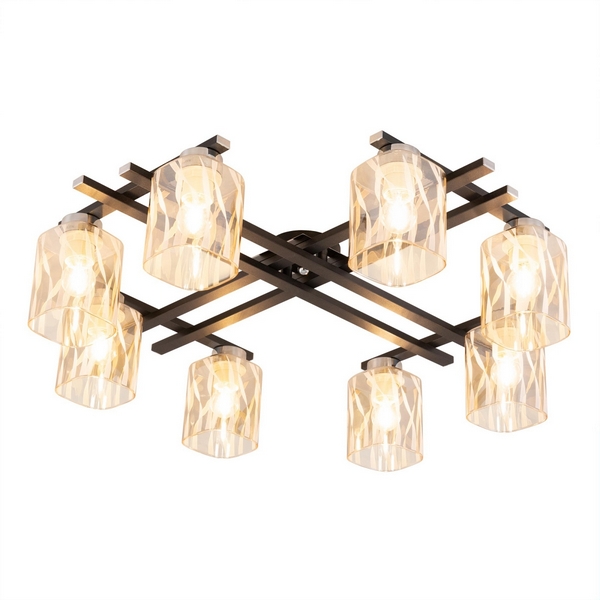 

Люстра потолочная Citilux Сафари CL145281, Прозрачный;венге, Сафари CL145281