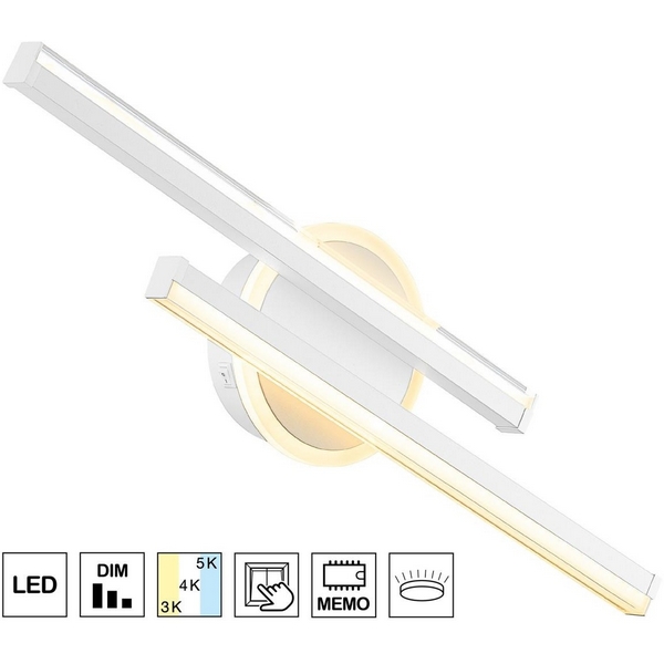 

Настенный светильник светодиодный с выключателем Citilux Trent CL203520, Белый, Trent CL203520