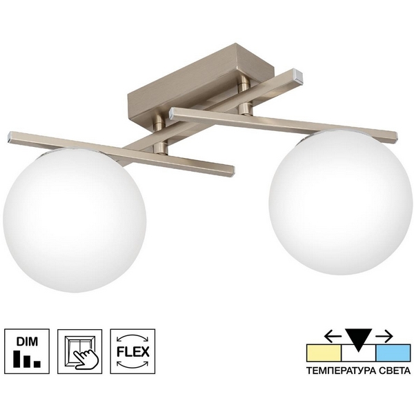 

Потолочная люстра светодиодная Citilux Dorsy CL223121, Белый, Dorsy CL223121