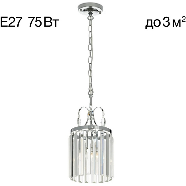 

Подвесной хрустальный светильник Citilux Инга CL335111, Прозрачный, Инга CL335111