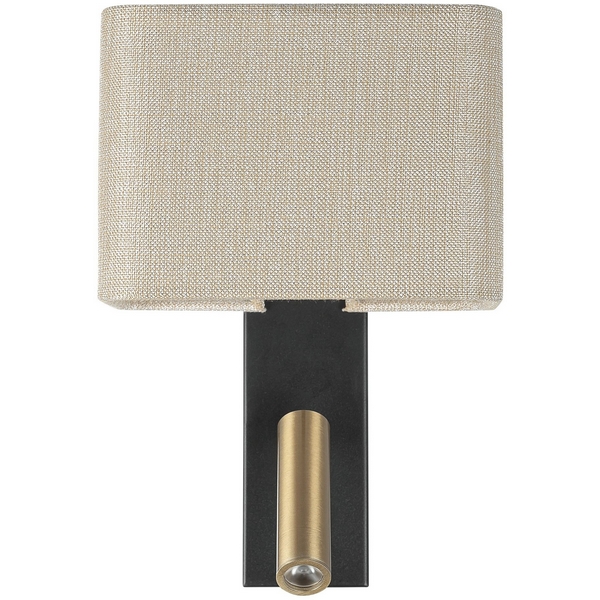 Изображение товара Бра с песочным абажуром и выключателем для чтения Citilux Dekart CL704483