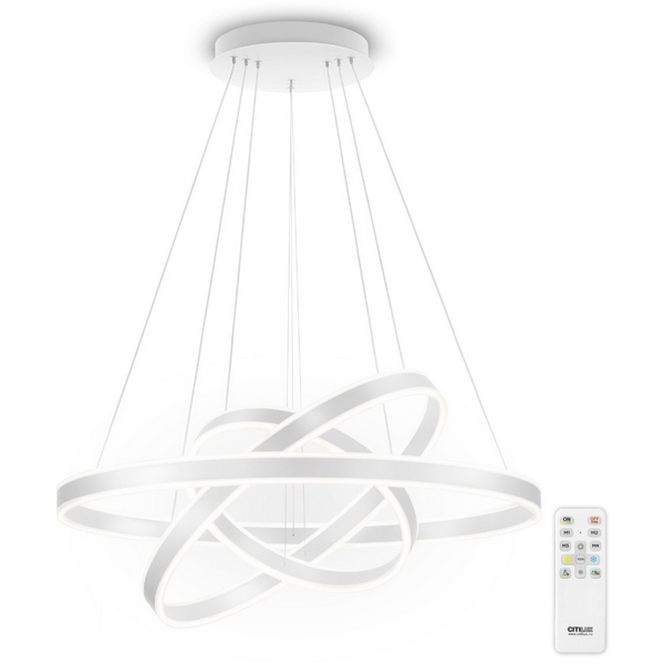 

Подвесная люстра с пультом LED Citilux Дуэт CL719680, Белый, Дуэт CL719680