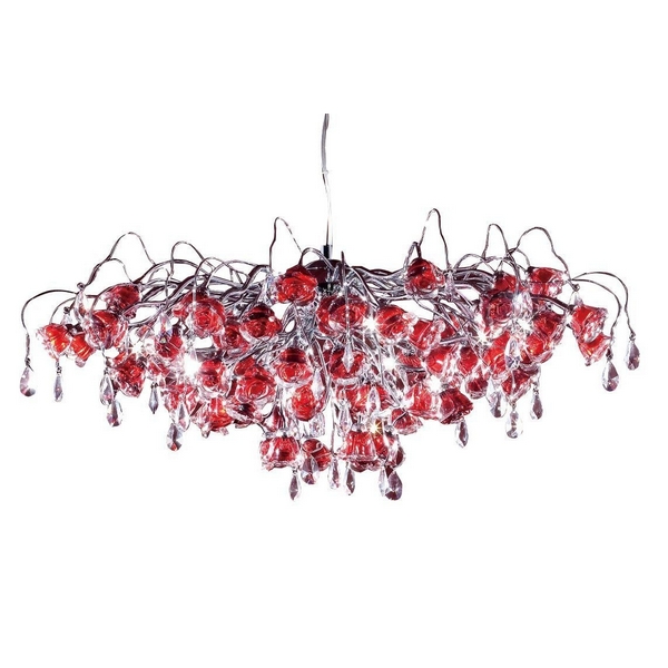 

Большая люстра Rosa Rosso EL325P17.2 (Eletto), Красный, Rosa Rosso EL325P17.2