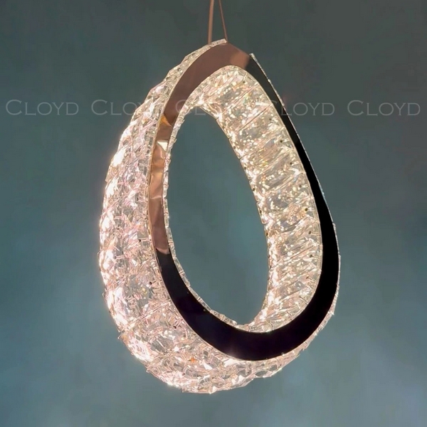 

Подвесной светильник светодиодный хрустальный Cloyd INEZ 11566, Хром, Inez 11566