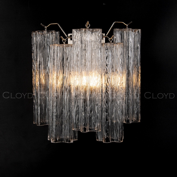 Изображение товара Бра Cloyd Anno 20469 с прозрачным плафоном и хромированным каркасом