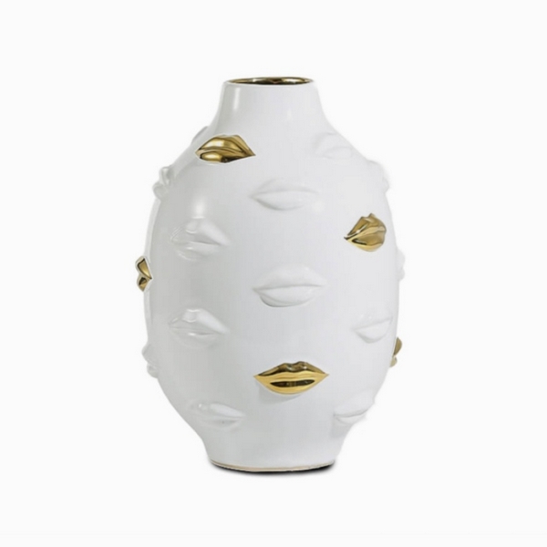 Изображение товара Ваза Buddhist Mouth Cosmo FA-D22135 из керамики для интерьера 32 см белая