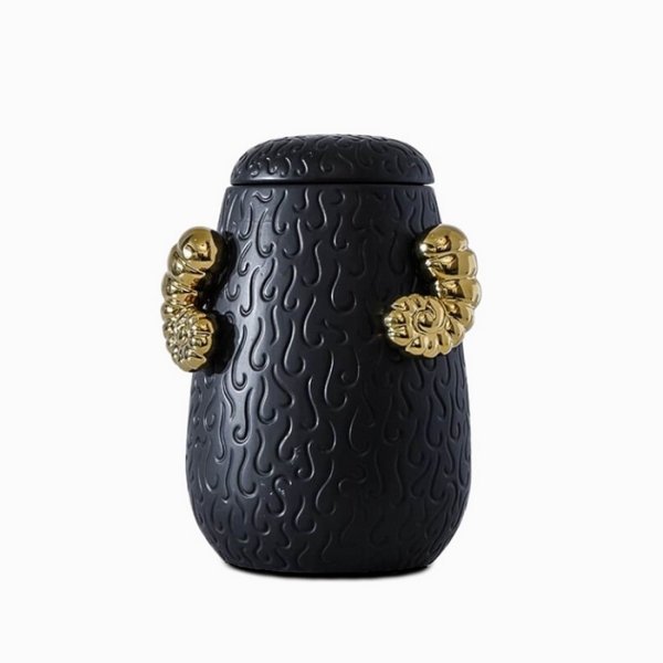 

Ваза Double Ear Black Cosmo FA-D21076B, FA-D21076B