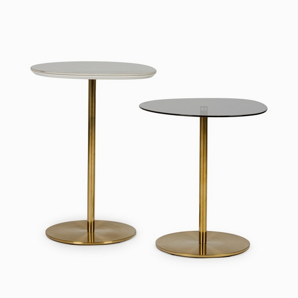 

Сет кофейных столов Encio высота 54/44 Cosmo 376391, Золото, CT-662A/CT-662B