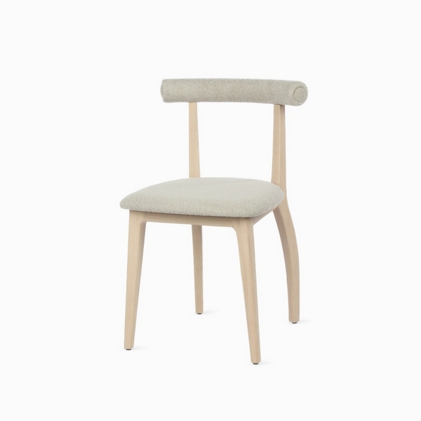 Изображение товара Обеденный стул Lara Wood COSMO из массива дуба с тканевой обивкой
