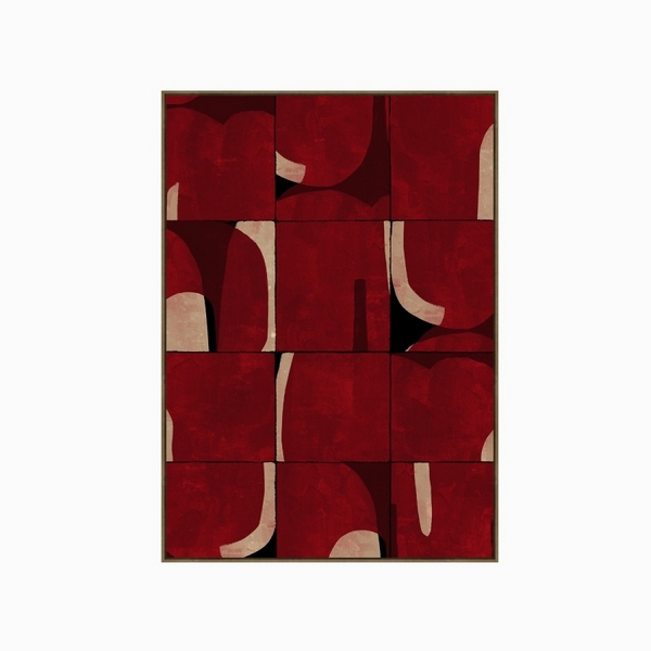 Изображение товара Постер Cosmo Pretory 151727A 100x140 см на холсте бордовый дизайн