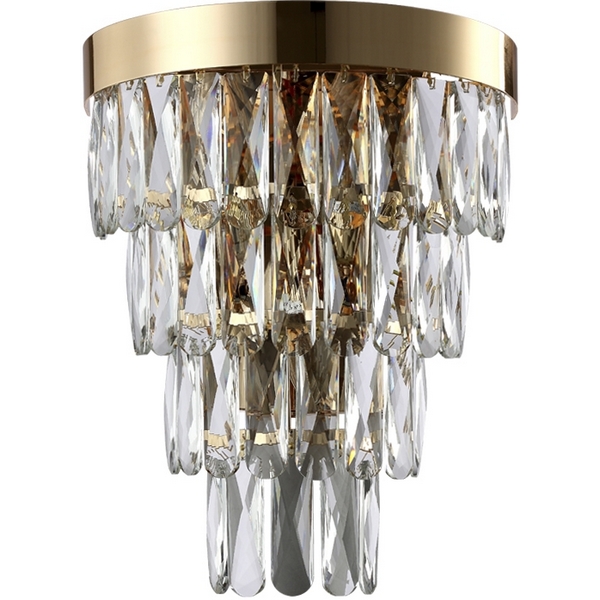 

Бра хрустальное Crystal Lux ABIGAIL AP3 GOLD/TRANSPARENT, Золото, Abigail ABIGAIL AP3 GOLD/TRANSPARENT