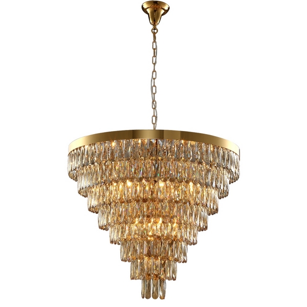 

Подвесная люстра хрустальная Crystal Lux ABIGAIL SP22 D820 GOLD/AMBER, Abigail ABIGAIL SP22 D820 GOLD/AMBER