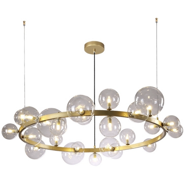 

Подвесная люстра светодиодная Crystal Lux AGATA SP24 V2 GOLD/TRANSPARENTE, Agata AGATA SP24 V2 GOLD/TRANSPARENTE
