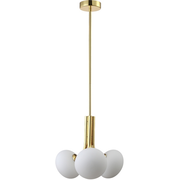 

Потолочная люстра на штанге Crystal Lux Alicia SP3 Gold/White, Alicia ALICIA SP3 GOLD/WHITE