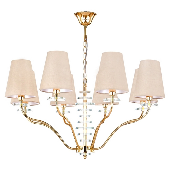 

Подвесная люстра Crystal Lux ARMANDO SP8 GOLD, ARMANDO GOLD ARMANDO SP8 GOLD