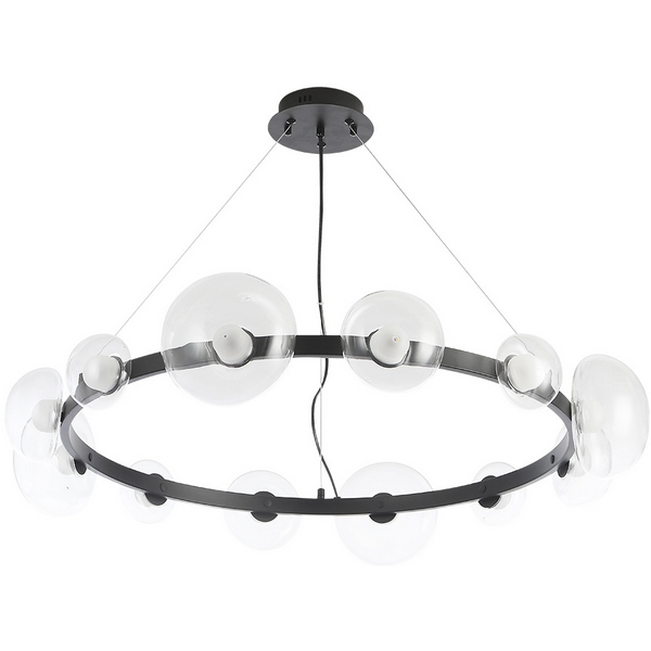 

Подвесной светильник Crystal Lux BOSQUE SP12 BLACK/TRANSPARENT, Прозрачный, BOSQUE BOSQUE SP12 BLACK/TRANSPARENT