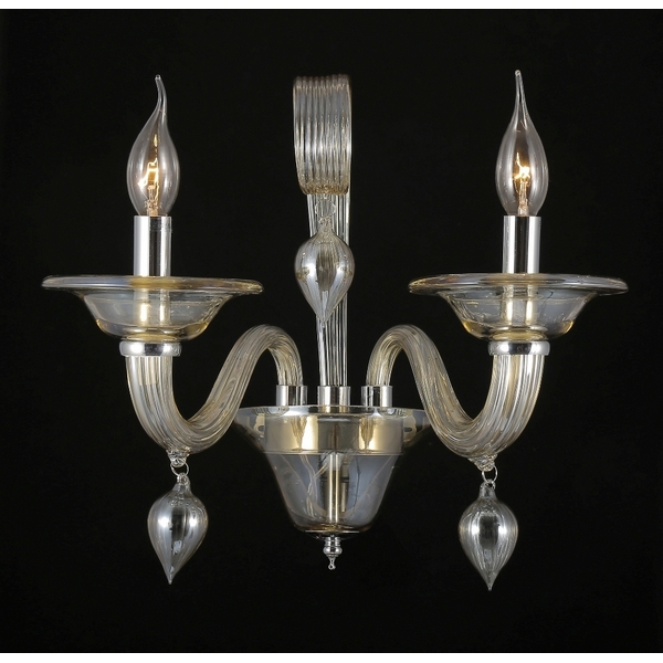 

Бра AP2 Crystal Lux Caetano, Бежевый, Caetano CAETANO AP2