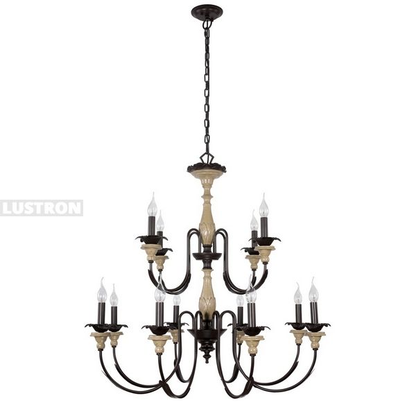 

Подвесная люстра Crystal Lux CASA SP8+4, Черный, Casa CASA SP8+4