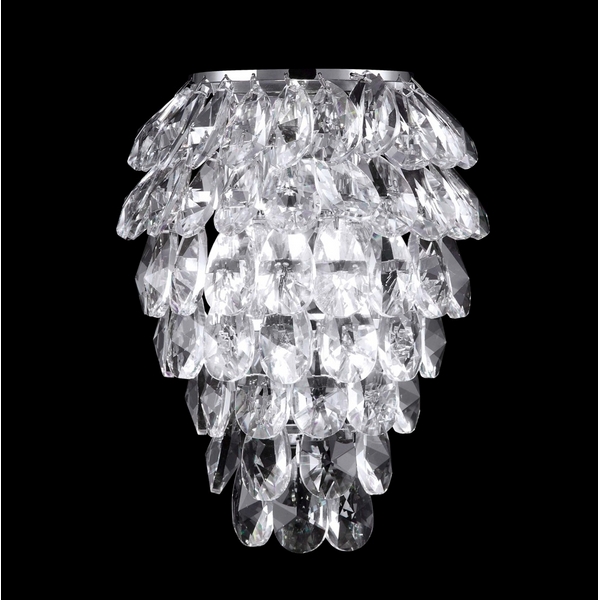 

Настенный светильник хрустальный Crystal Lux CHARME AP3 CHROME/TRANSPARENT, Хром, Charme CHARME AP3 CHROME/TRANSPARENT