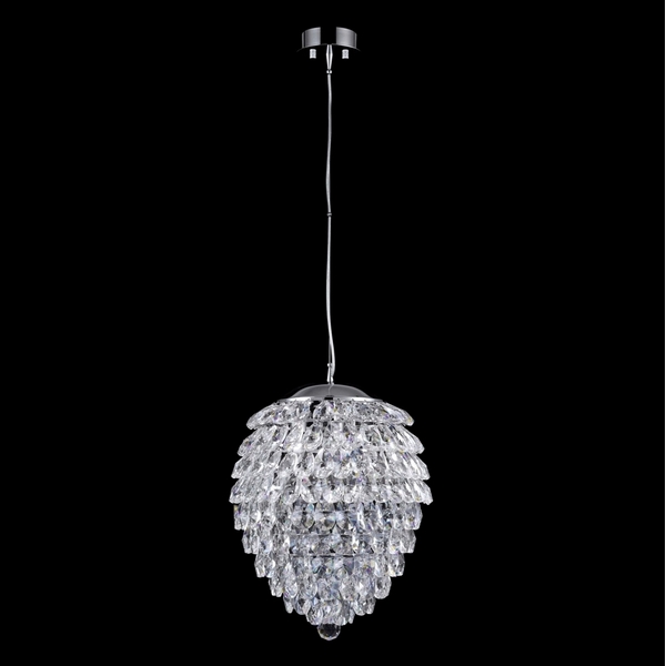 

Подвесная люстра хрустальная Crystal Lux CHARME SP6 CHROME/TRANSPARENT, Хром, Charme CHARME SP6 CHROME/TRANSPARENT