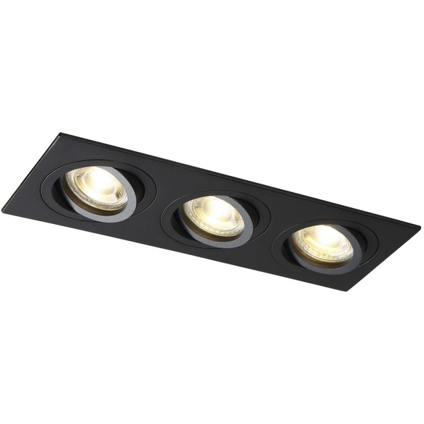 

Встраиваемый светильник Crystal Lux CLT 002C3 BL, Черный, CLT 002 CLT 002C3 BL