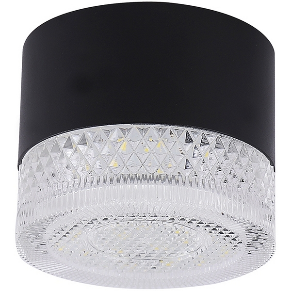 

Светильник потолочный накладной светодиодный Crystal Lux CLT 140 CLT 140C80 BL 4000K, Черный, CLT 140 CLT 140C80 BL 4000K