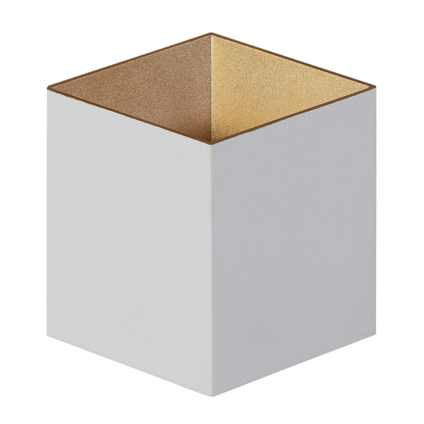 

Архитектурная подсветка светодиодная Crystal Lux CLT 227W WH-GO IP54 форма куба, Белый, CLT 227 CLT 227W WH-GO