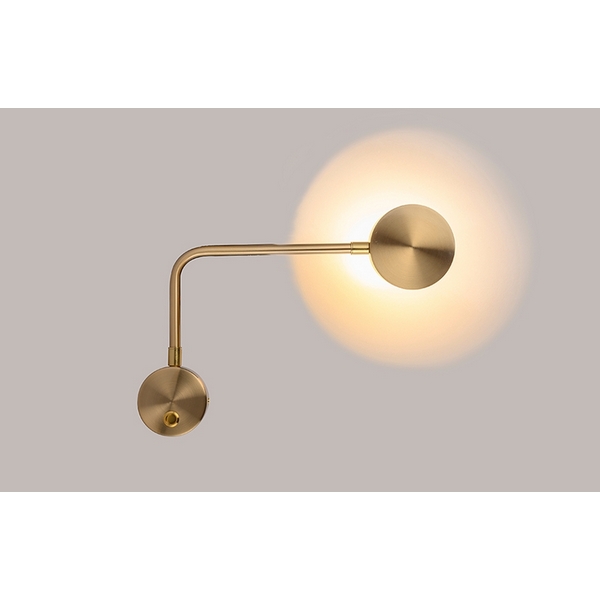 

Бра светодиодное Crystal Lux CLT 214 CLT 214W BS, Латунь, CLT 214 CLT 214W BS