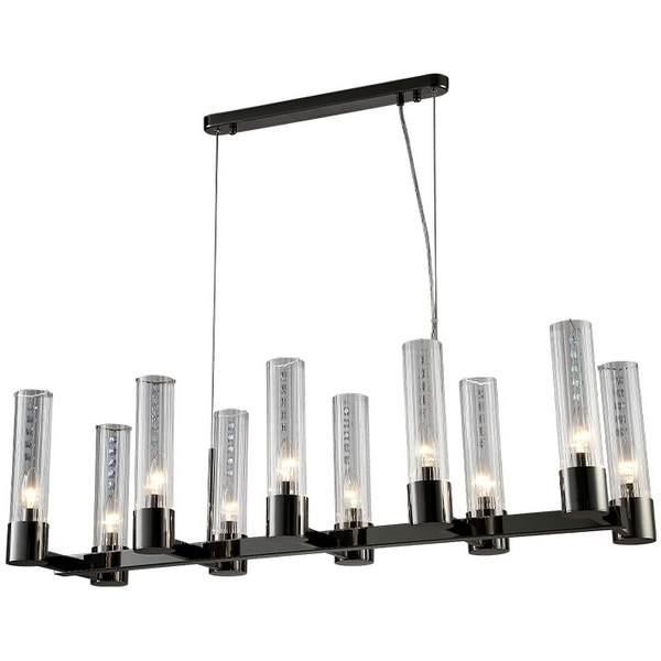 

Подвесная люстра Crystal Lux OTONO OTONO SP10 L980 BLACK CHROMIUM/TRANSPARENTE, Черный, Otono OTONO SP10 L980 BLACK CHROMIUM/TRANSPARENTE