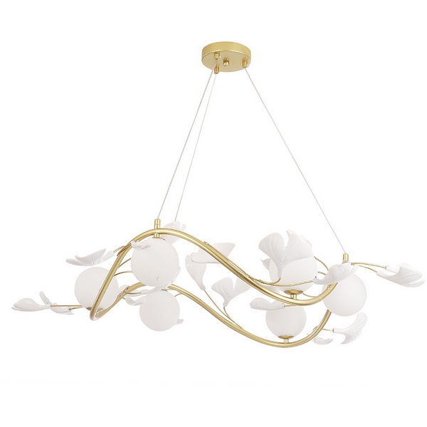 

Подвесной светильник Crystal Lux COLIBRI SP6 GOLD, Белый, Colibri COLIBRI SP6 GOLD