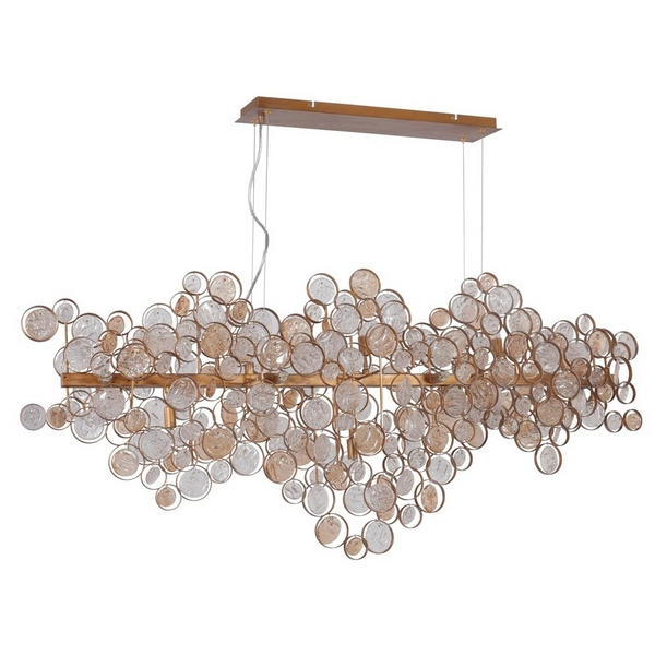 

Подвесной светильник Crystal Lux DESEO SP15 L1400 GOLD, Deseo DESEO SP15 L1400 GOLD
