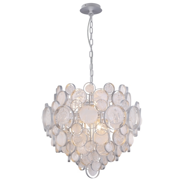 

Подвесная люстра Crystal Lux DESEO SP6 D460 SILVER, Deseo DESEO SP6 D460 SILVER